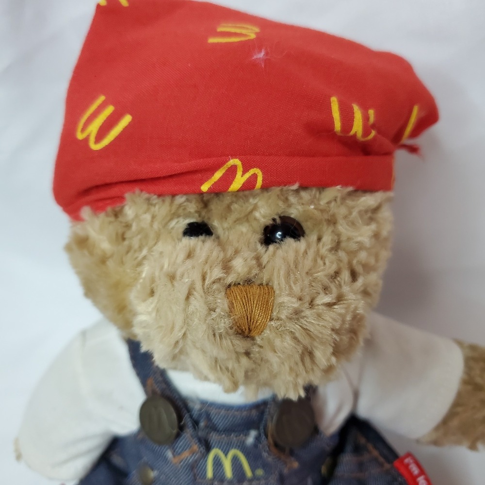 McDonald's I'm‎ Lovin' It Overalls Bear Plush